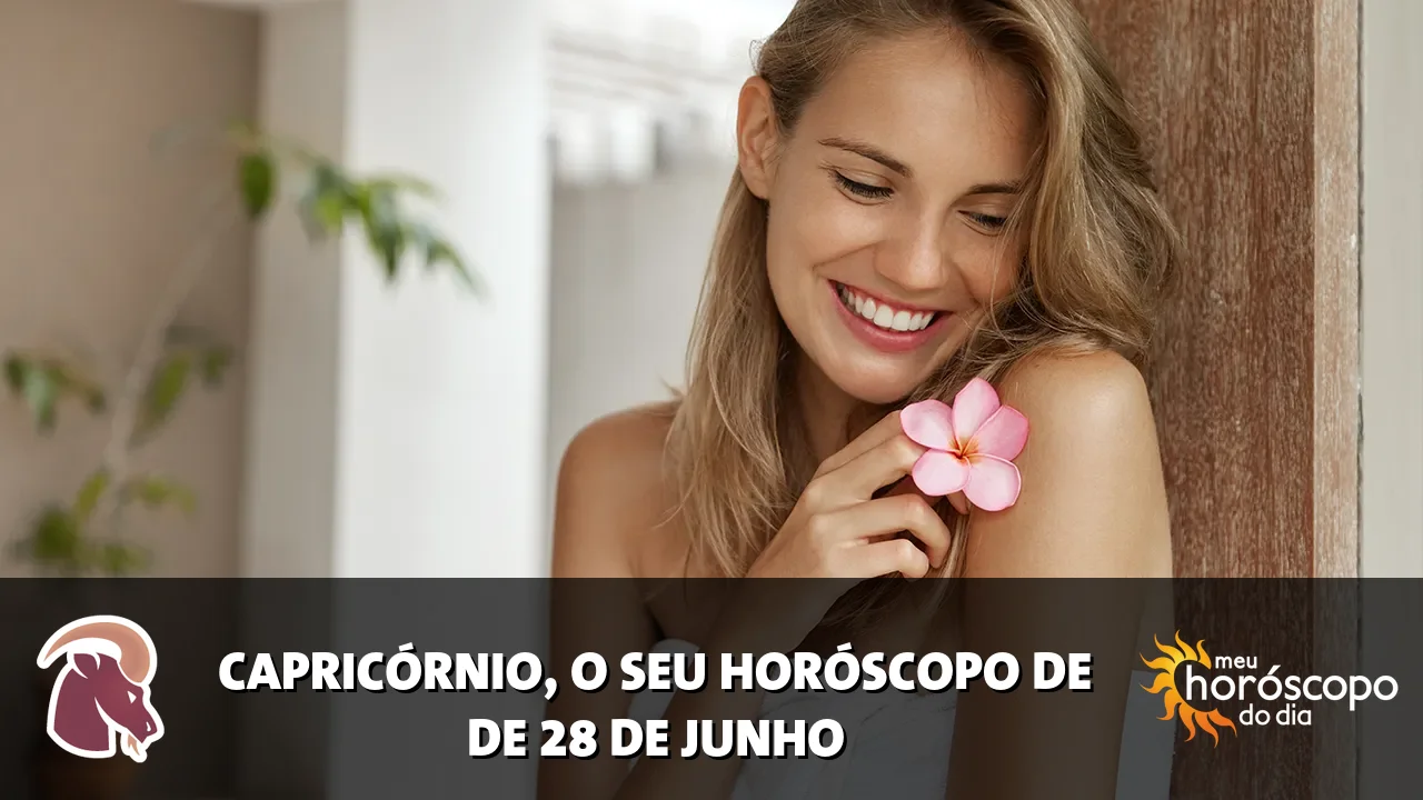 Horóscopo de Capricórnio de domingo, 28 de junho de 2026
