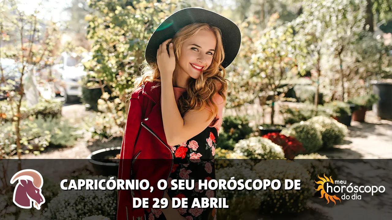 Horóscopo de Capricórnio de quarta-feira, 29 de abril de 2026