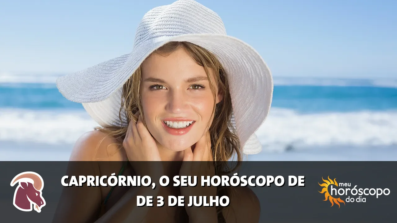 Horóscopo de Capricórnio de sexta-feira, 3 de julho de 2026