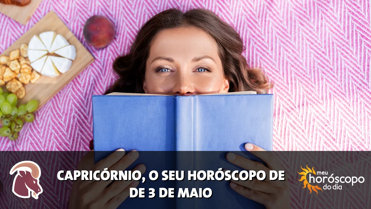 Horóscopo de Capricórnio de domingo, 3 de maio de 2026