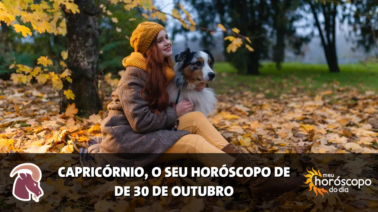 Horóscopo de Capricórnio de sexta-feira, 30 de outubro de 2026