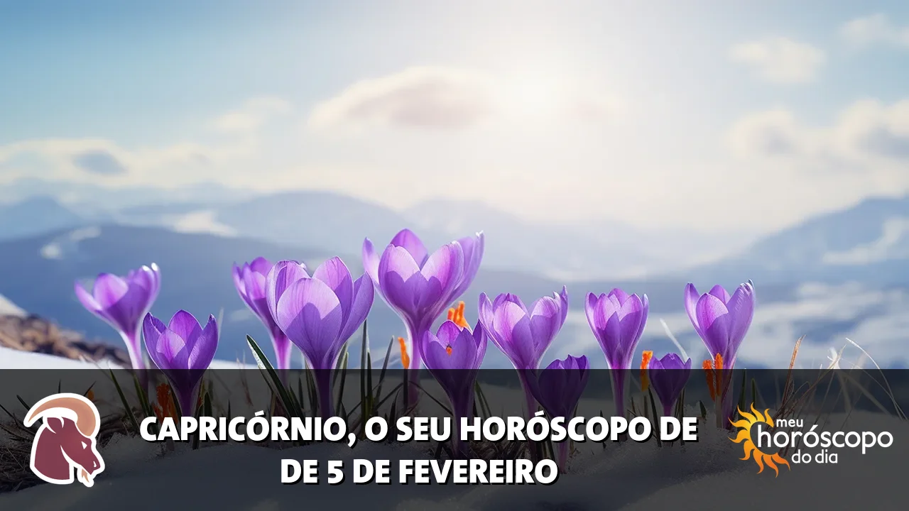 Horóscopo de Capricórnio de quinta-feira, 5 de fevereiro de 2026