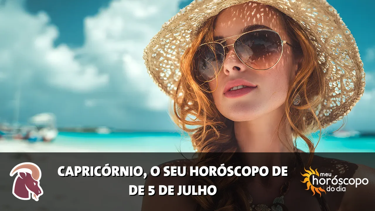 Horóscopo de Capricórnio de domingo, 5 de julho de 2026