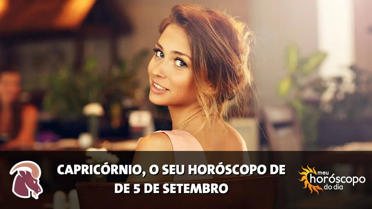 Horóscopo de Capricórnio de sábado, 5 de setembro de 2026