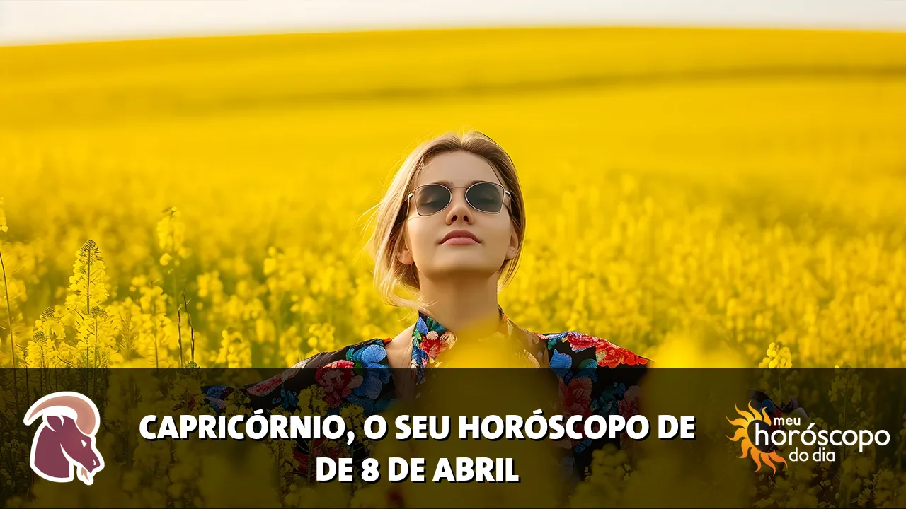Horóscopo de Capricórnio de quarta-feira, 8 de abril de 2026