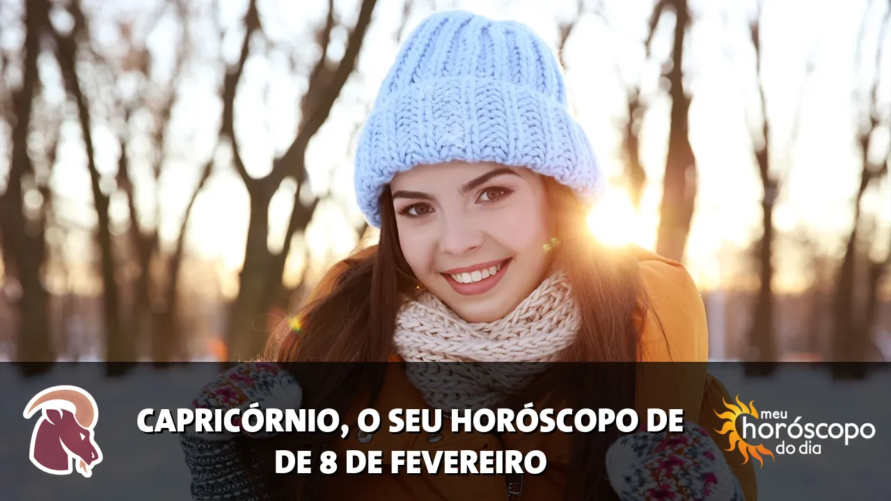 Horóscopo de Capricórnio de domingo, 8 de fevereiro de 2026