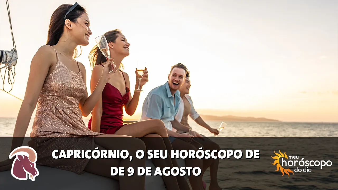 Horóscopo de Capricórnio de domingo, 9 de agosto de 2026
