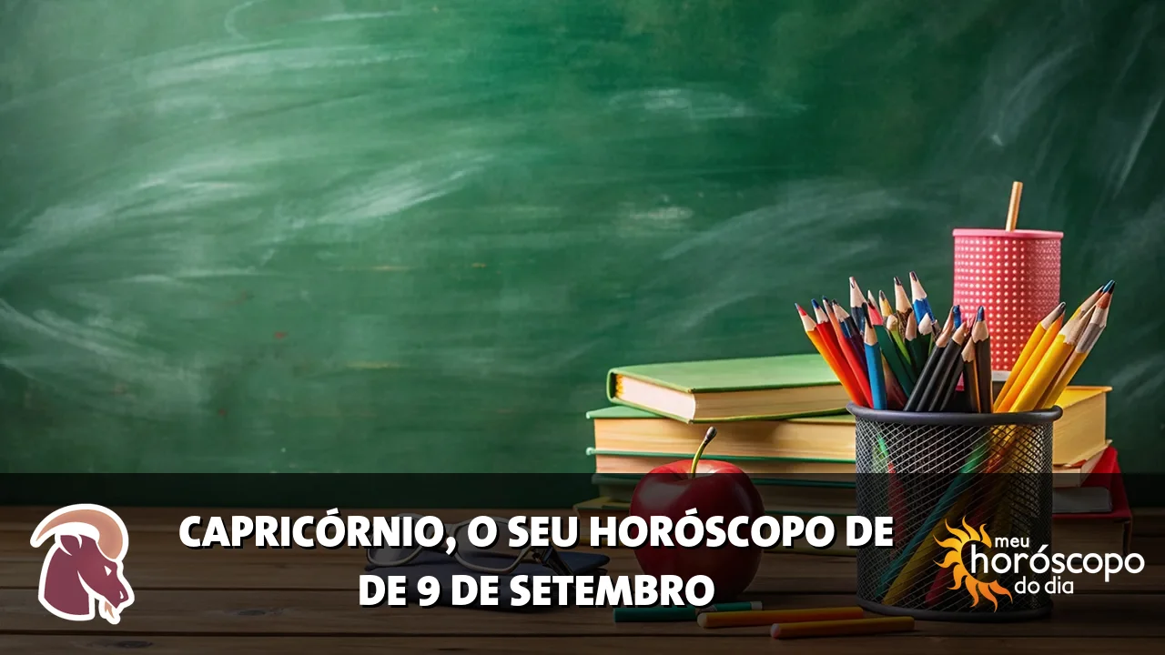 Horóscopo de Capricórnio de quarta-feira, 9 de setembro de 2026