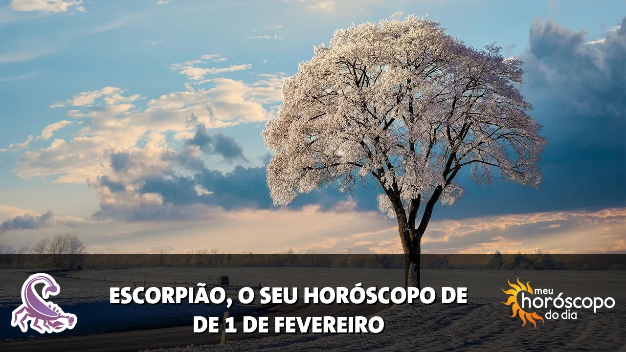 Horóscopo de Escorpião de domingo, 1 de fevereiro de 2026