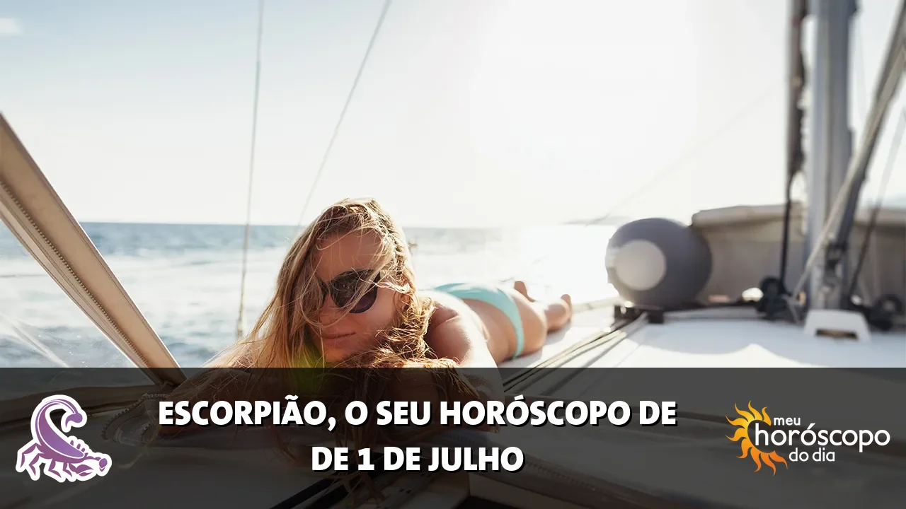 Horóscopo de Escorpião de quarta-feira, 1 de julho de 2026