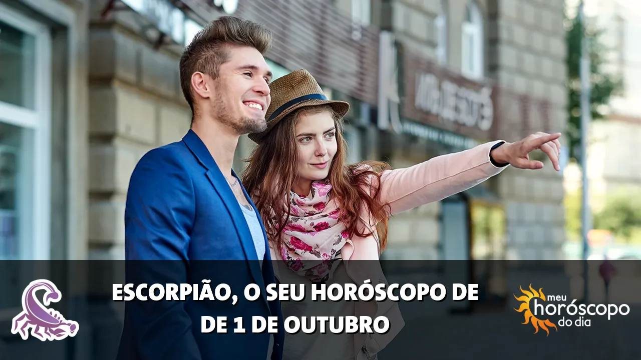 Horóscopo de Escorpião de quinta-feira, 1 de outubro de 2026