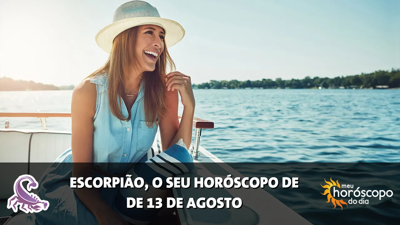 Horóscopo de Escorpião de quinta-feira, 13 de agosto de 2026
