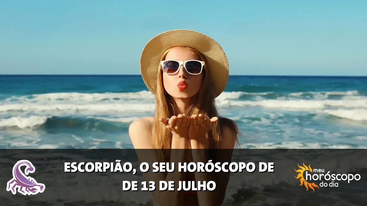Horóscopo de Escorpião de segunda-feira, 13 de julho de 2026