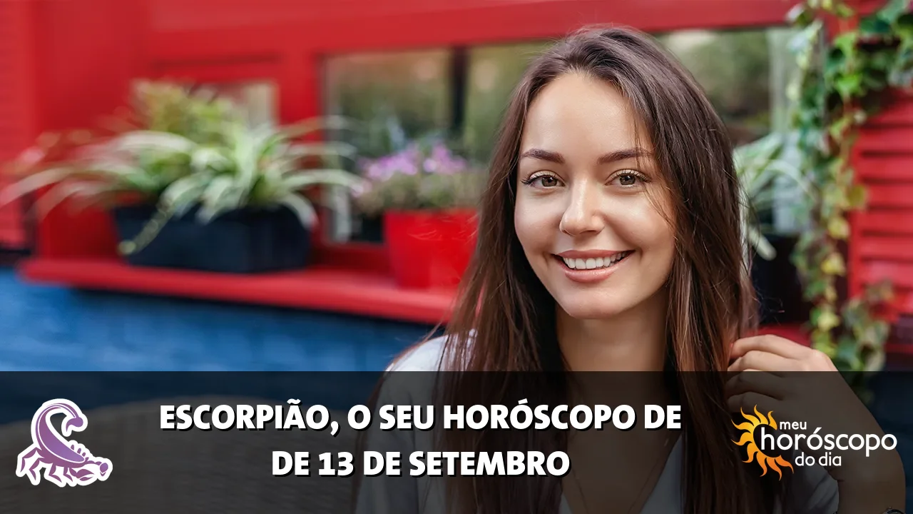 Horóscopo de Escorpião de domingo, 13 de setembro de 2026