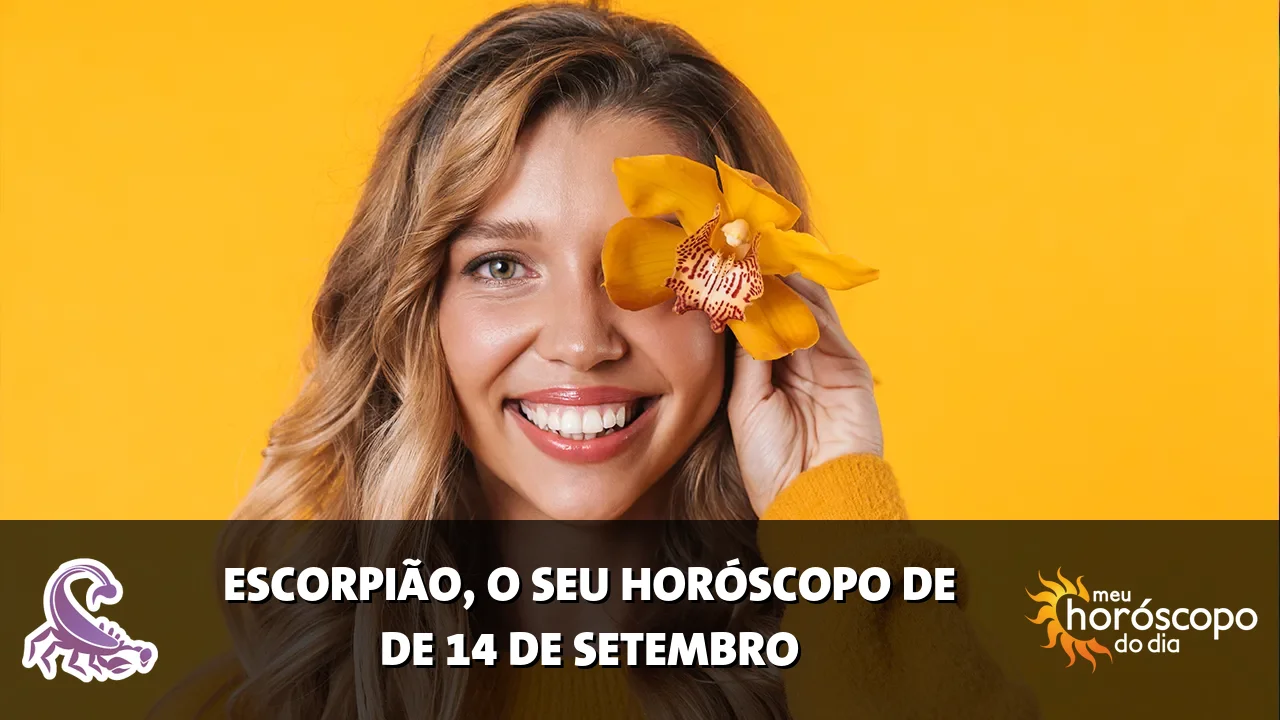 Horóscopo de Escorpião de segunda-feira, 14 de setembro de 2026