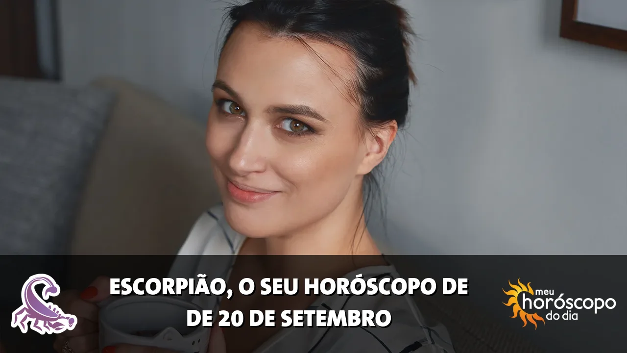 Horóscopo de Escorpião de domingo, 20 de setembro de 2026