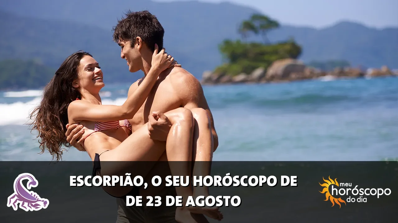 Horóscopo de Escorpião de domingo, 23 de agosto de 2026