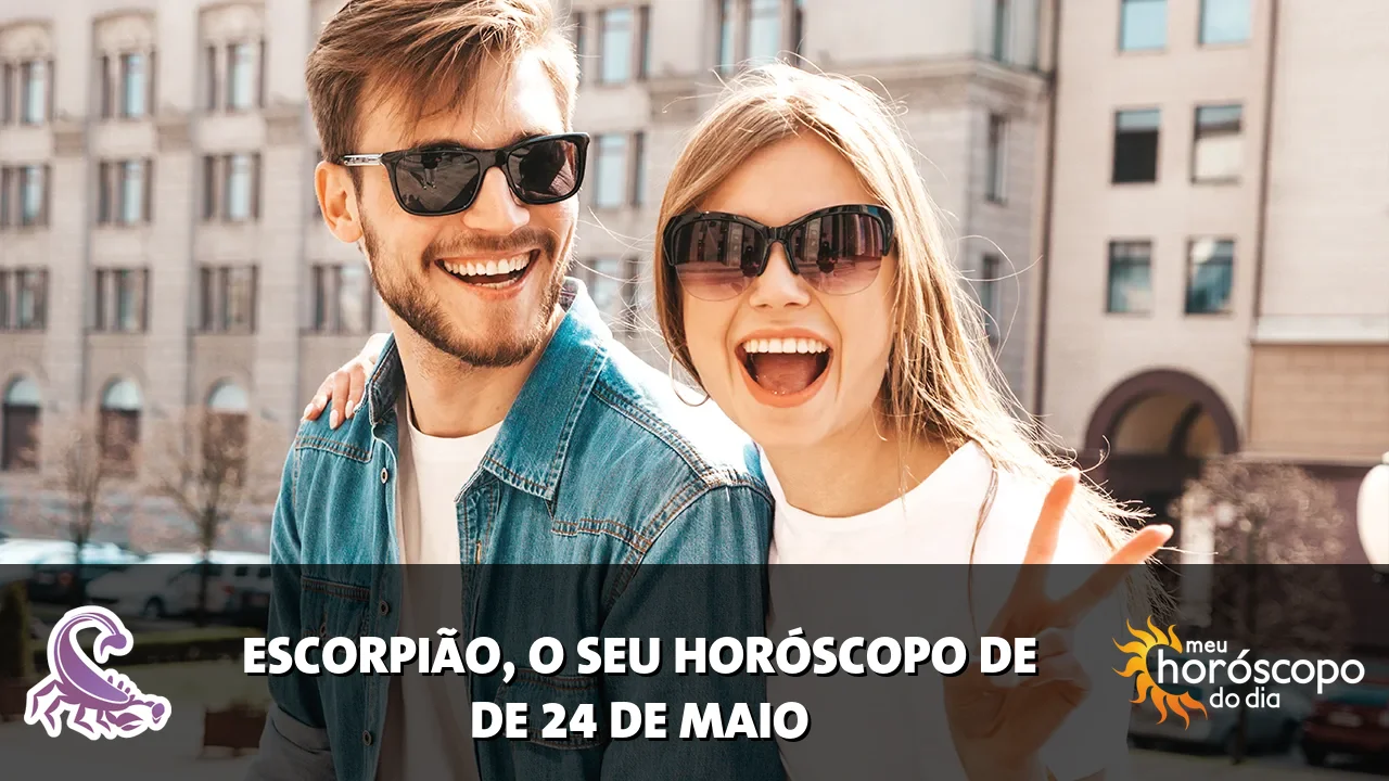 Horóscopo de Escorpião de domingo, 24 de maio de 2026