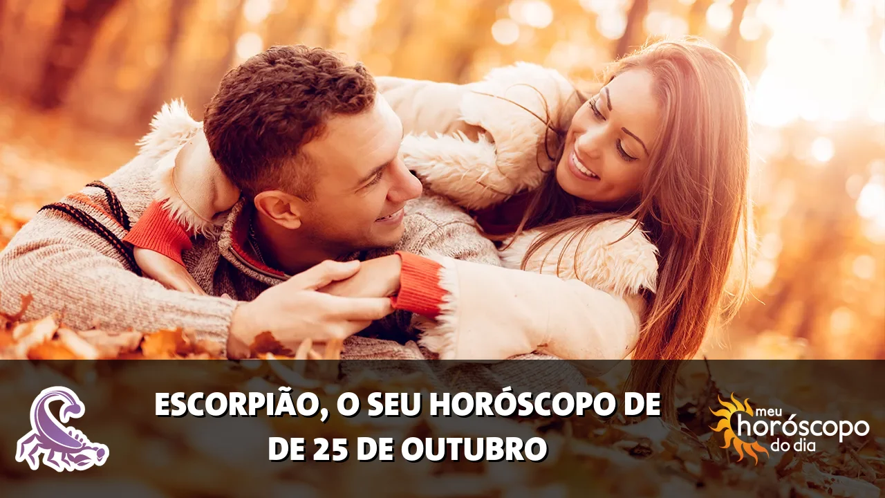 Horóscopo de Escorpião de domingo, 25 de outubro de 2026