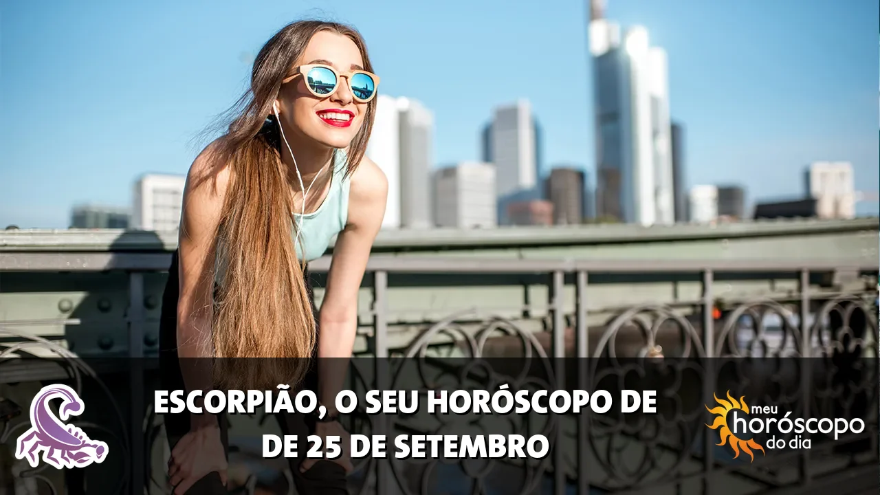 Horóscopo de Escorpião de sexta-feira, 25 de setembro de 2026