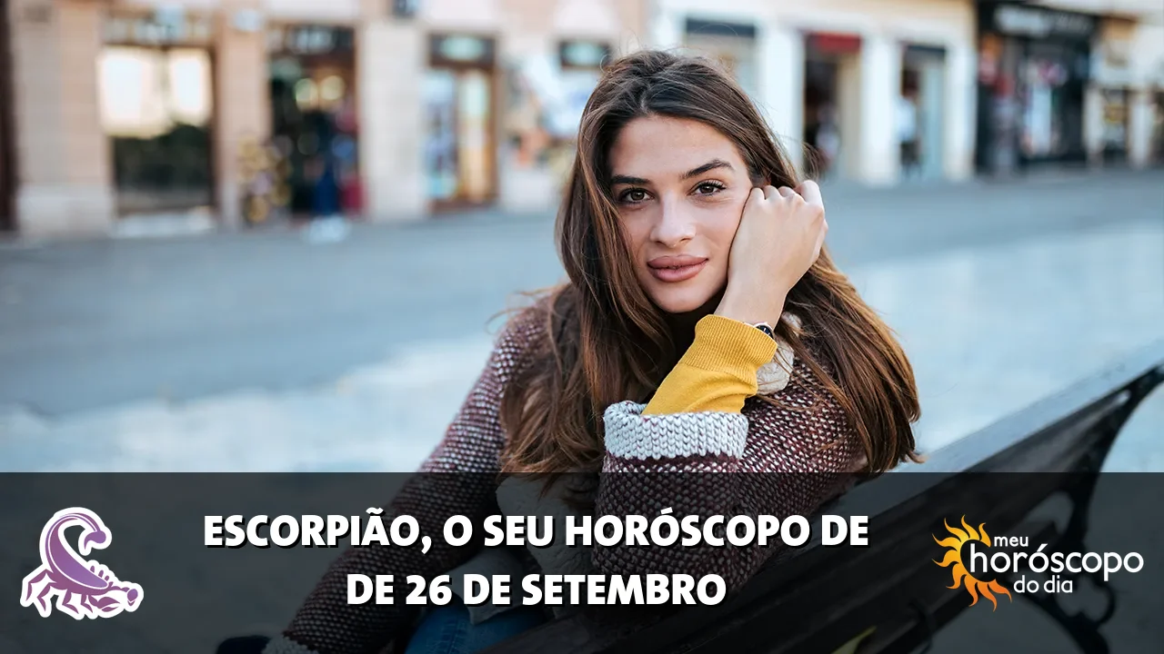 Horóscopo de Escorpião de sábado, 26 de setembro de 2026