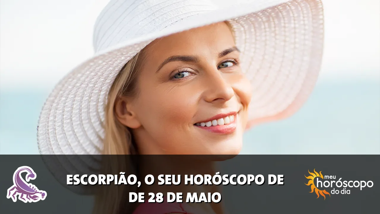 Horóscopo de Escorpião de quinta-feira, 28 de maio de 2026
