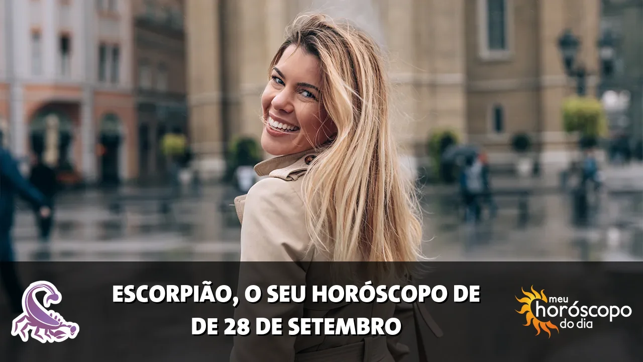 Horóscopo de Escorpião de segunda-feira, 28 de setembro de 2026