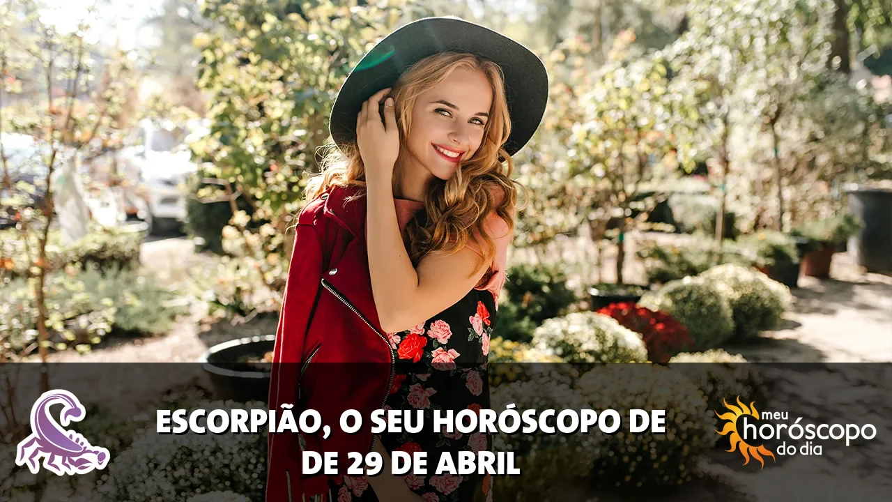 Horóscopo de Escorpião de quarta-feira, 29 de abril de 2026