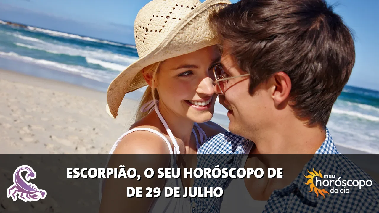 Horóscopo de Escorpião de quarta-feira, 29 de julho de 2026