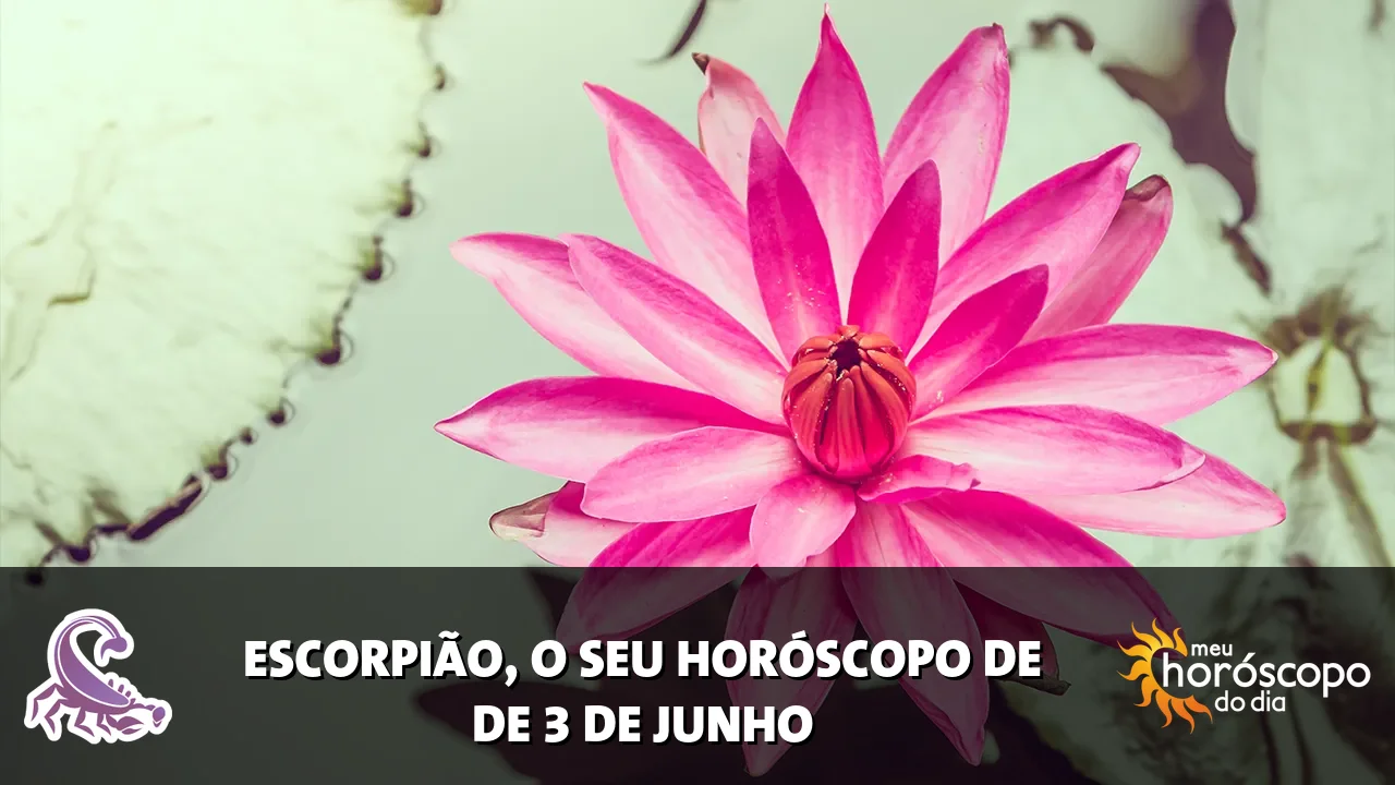 Horóscopo de Escorpião de quarta-feira, 3 de junho de 2026