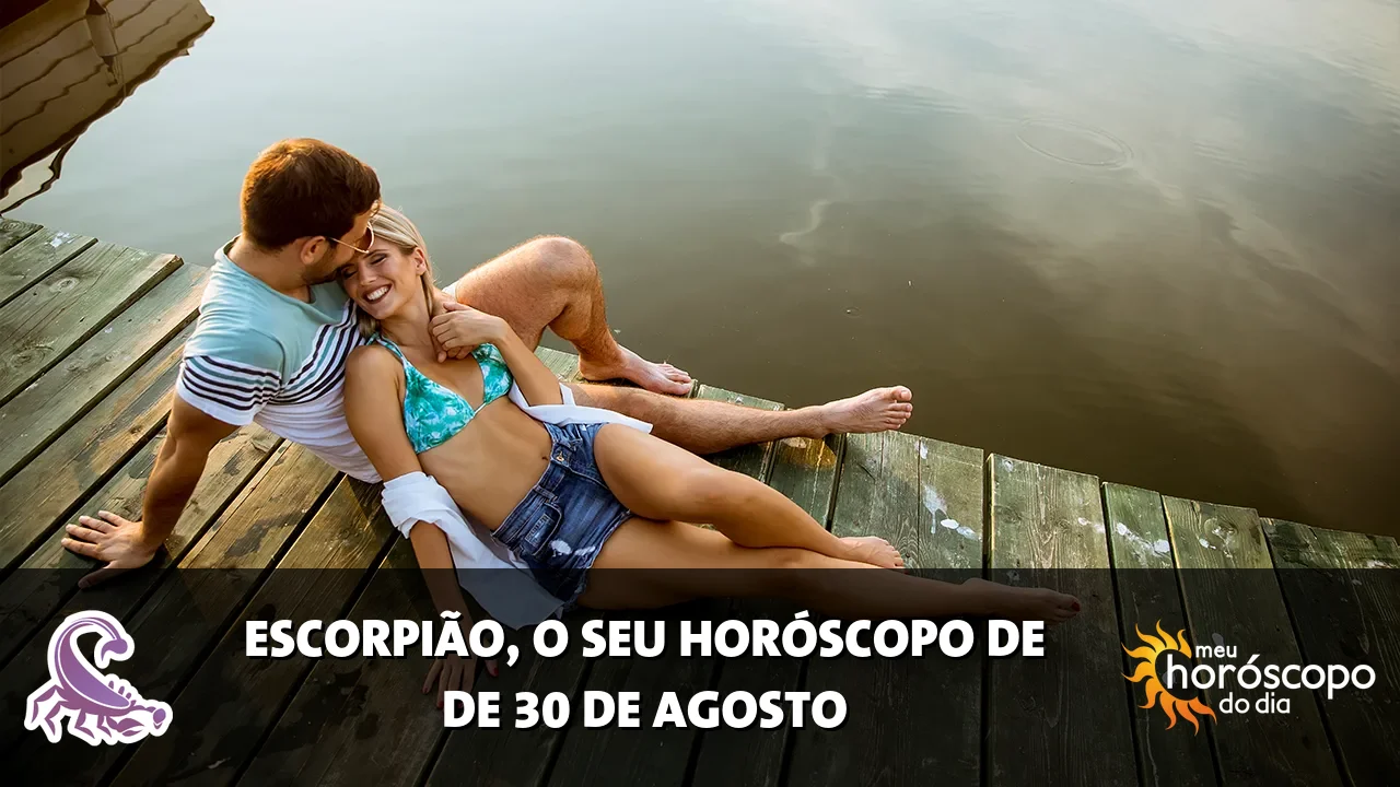 Horóscopo de Escorpião de domingo, 30 de agosto de 2026