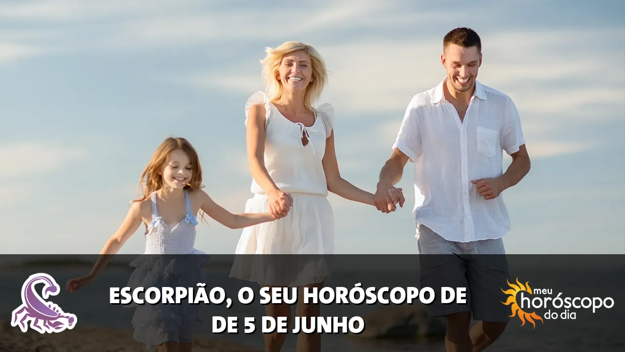Horóscopo de Escorpião de sexta-feira, 5 de junho de 2026