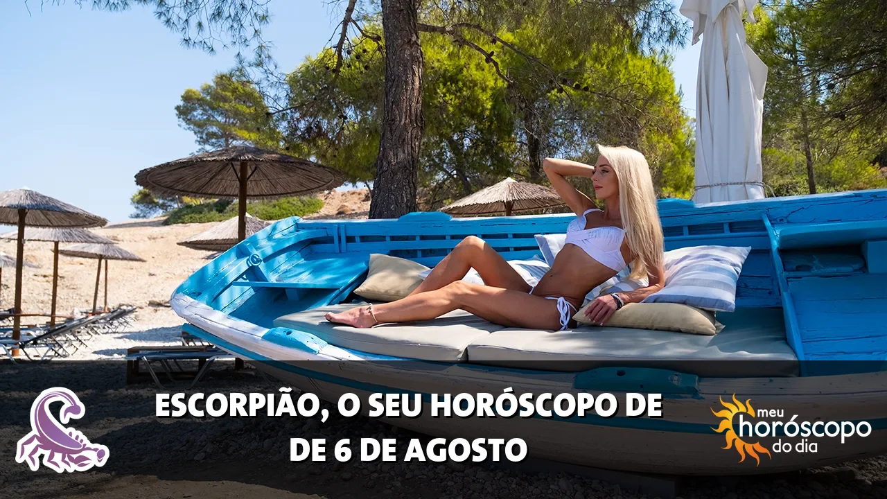 Horóscopo de Escorpião de quinta-feira, 6 de agosto de 2026