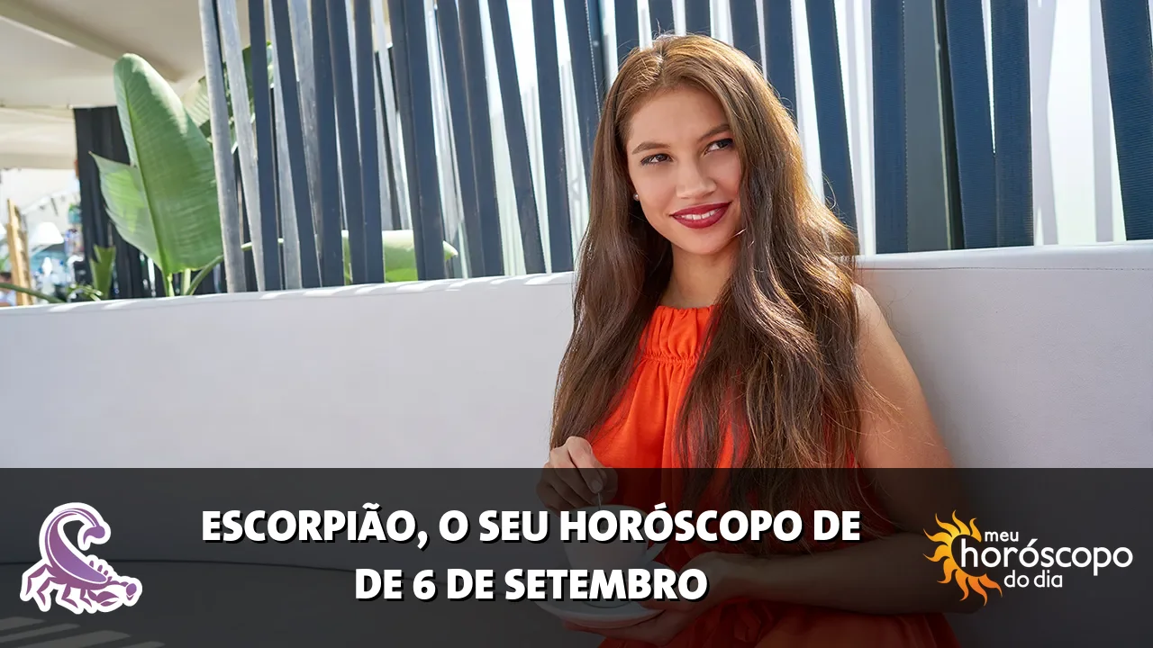 Horóscopo de Escorpião de domingo, 6 de setembro de 2026