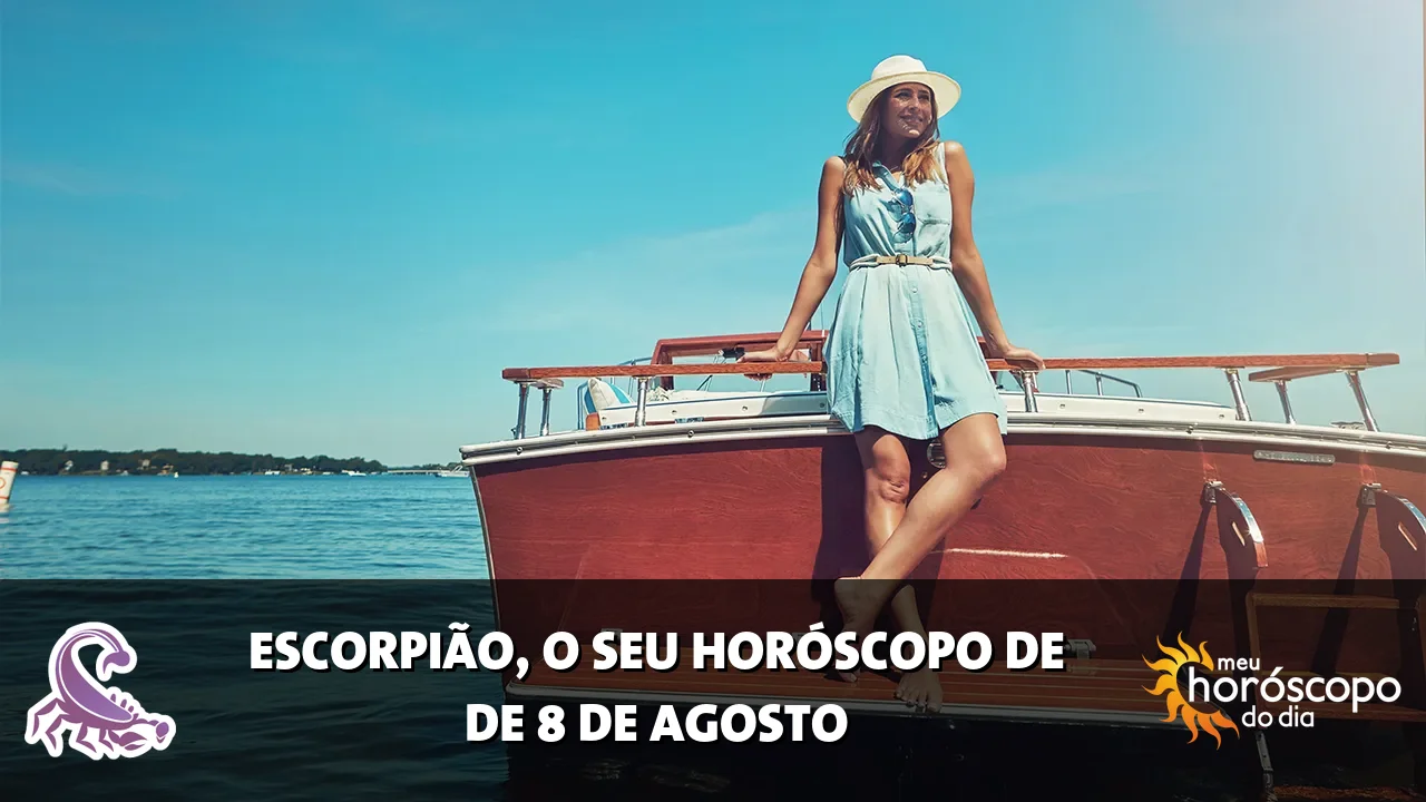 Horóscopo de Escorpião de sábado, 8 de agosto de 2026