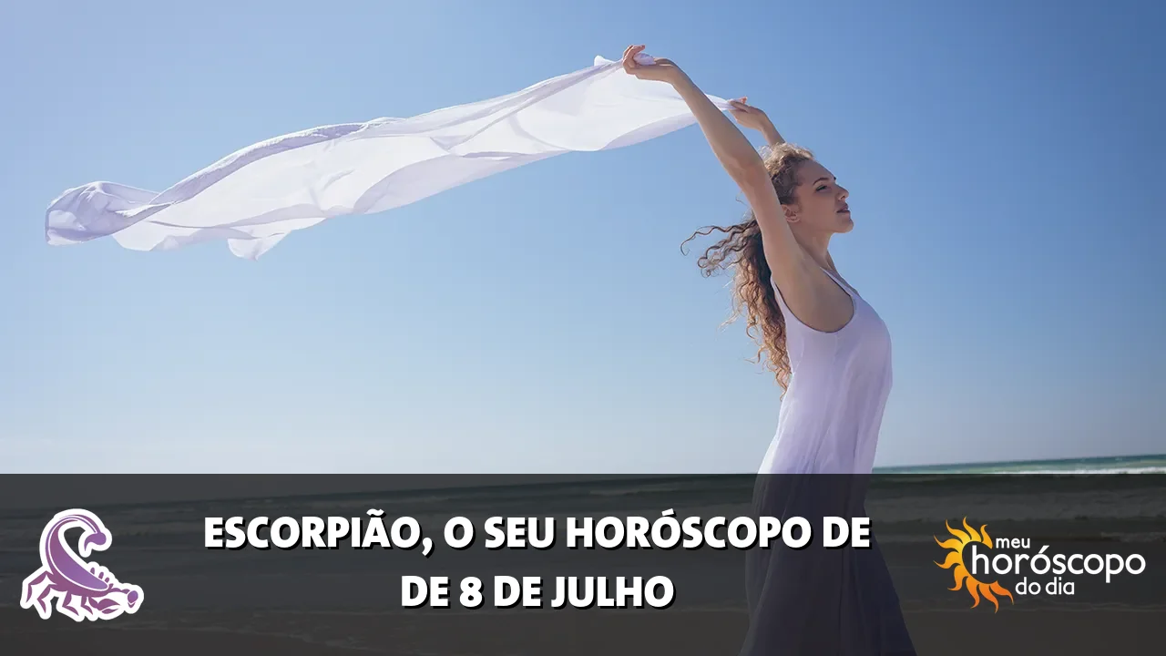 Horóscopo de Escorpião de quarta-feira, 8 de julho de 2026