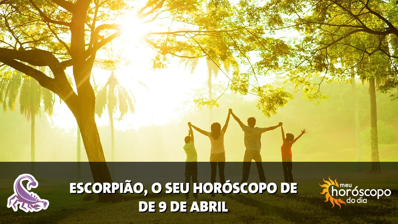 Horóscopo de Escorpião de quinta-feira, 9 de abril de 2026