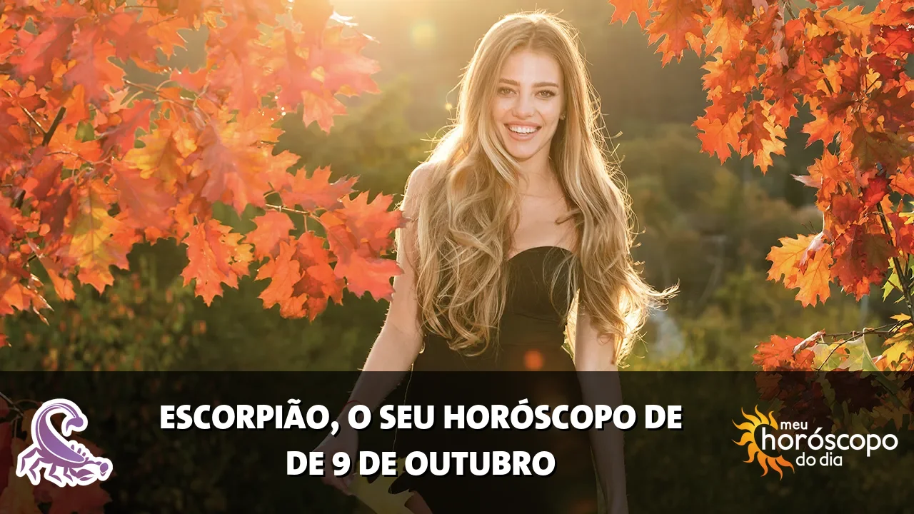 Horóscopo de Escorpião de sexta-feira, 9 de outubro de 2026