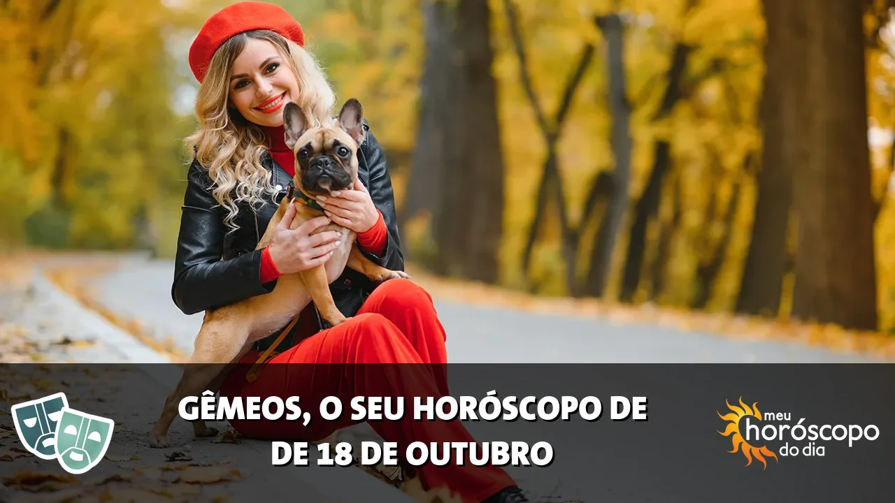 Horóscopo de Gêmeos de domingo, 18 de outubro de 2026