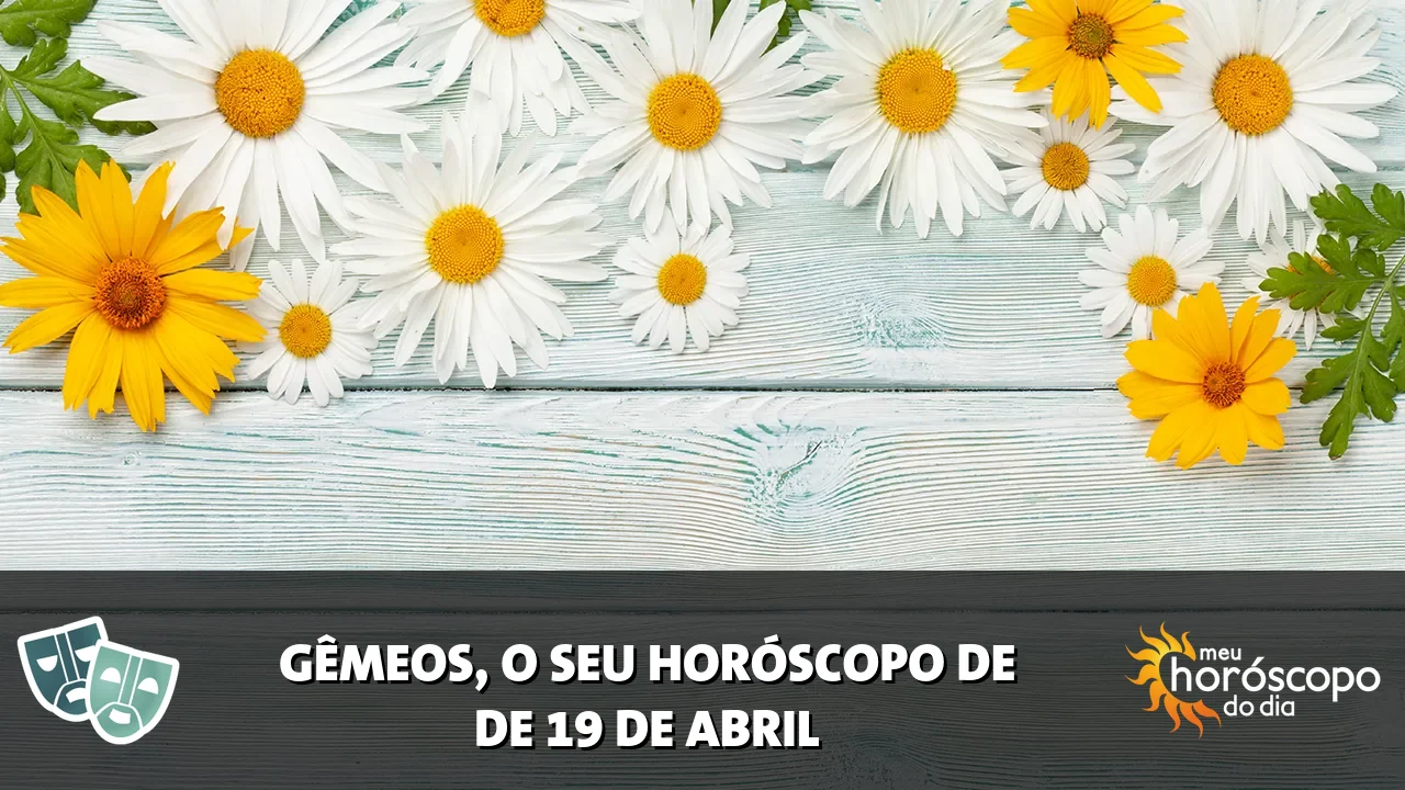 Horóscopo de Gêmeos de domingo, 19 de abril de 2026