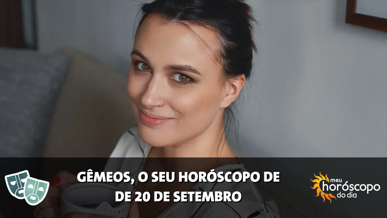 Horóscopo de Gêmeos de domingo, 20 de setembro de 2026