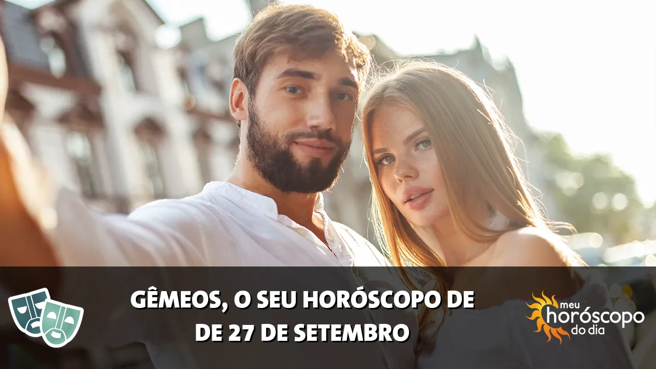 Horóscopo de Gêmeos de domingo, 27 de setembro de 2026
