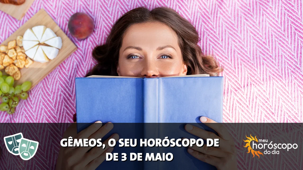 Horóscopo de Gêmeos de domingo, 3 de maio de 2026