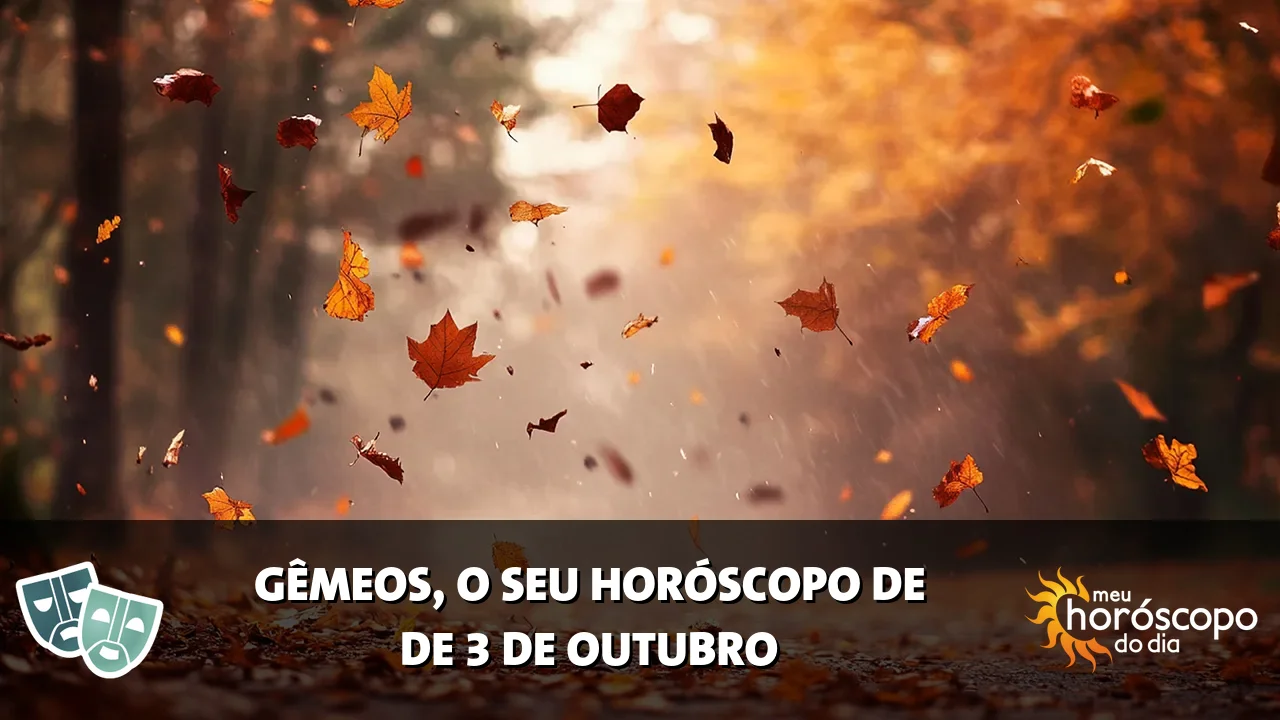 Horóscopo de Gêmeos de sábado, 3 de outubro de 2026