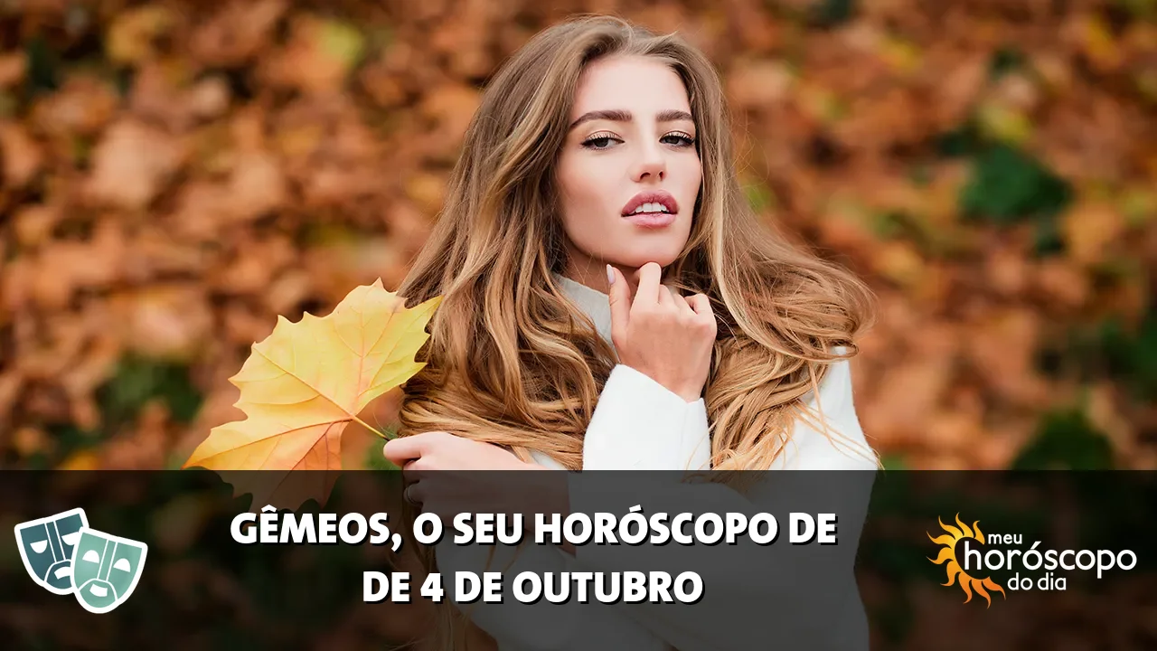 Horóscopo de Gêmeos de domingo, 4 de outubro de 2026
