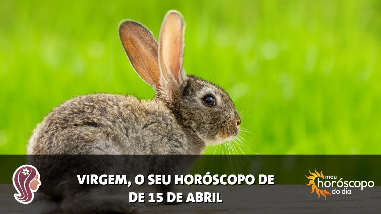 Horóscopo de Virgem de quarta-feira, 15 de abril de 2026